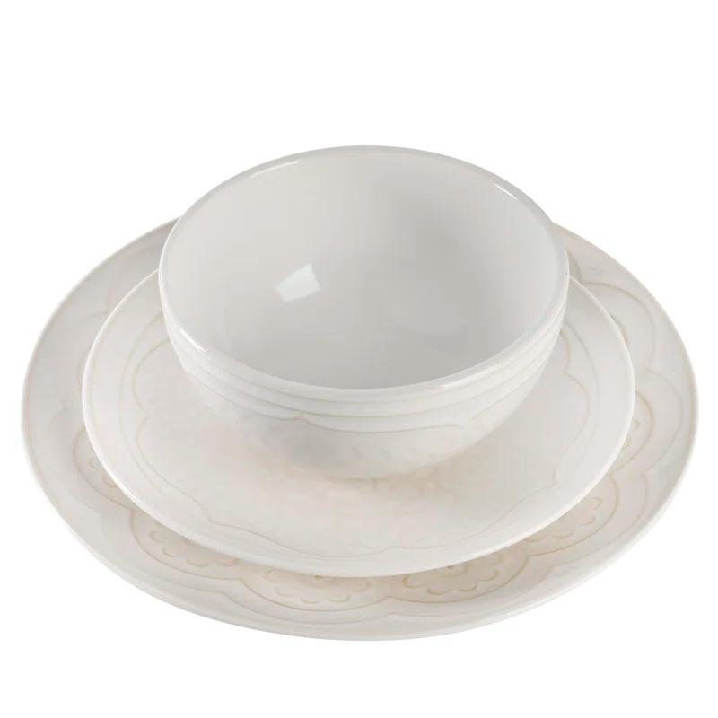 Gibson Alemany 18 Piece Dinnerware Set, Service for 6