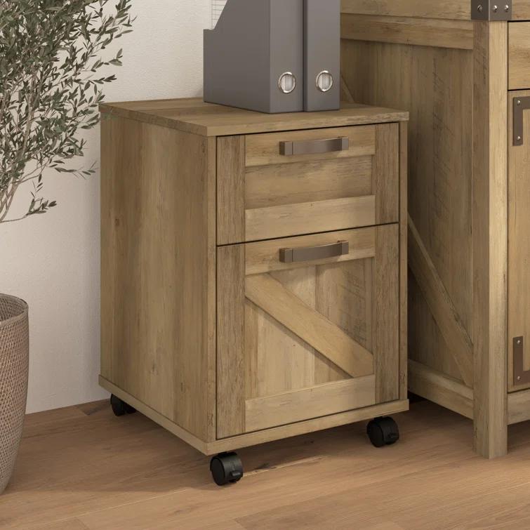 Inbox Zero Osvald 16"W 2 -Drawer Mobile Vertical Filing Cabinet
