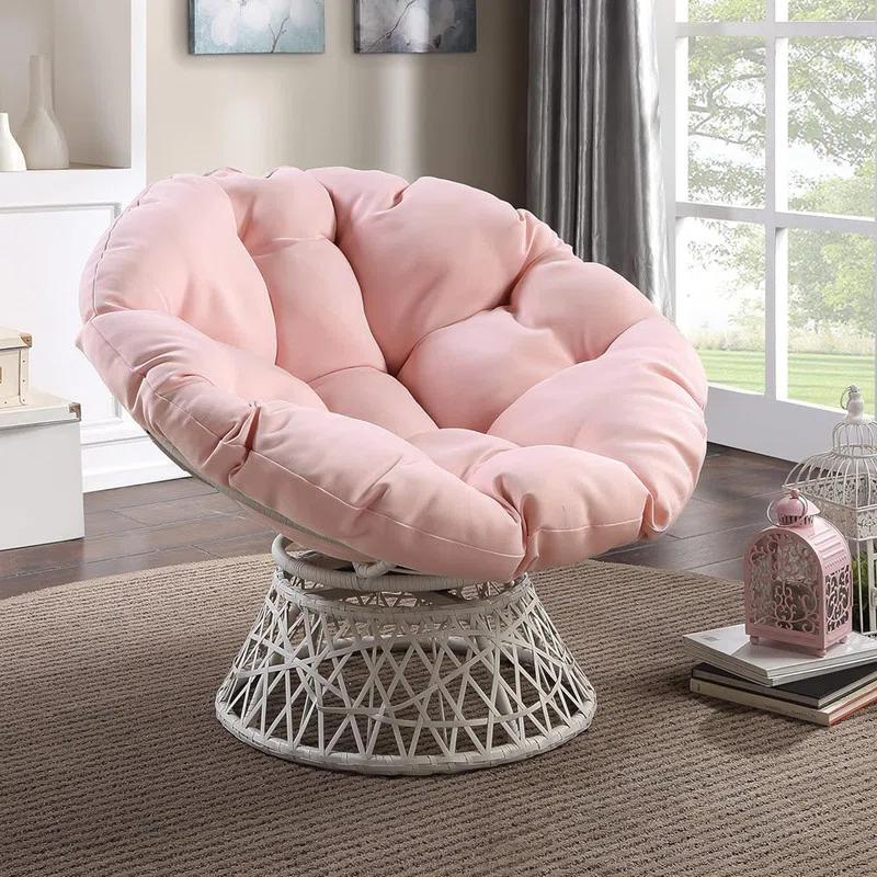 Bayou Breeze Papasan Chair with 360-Degree Swivel