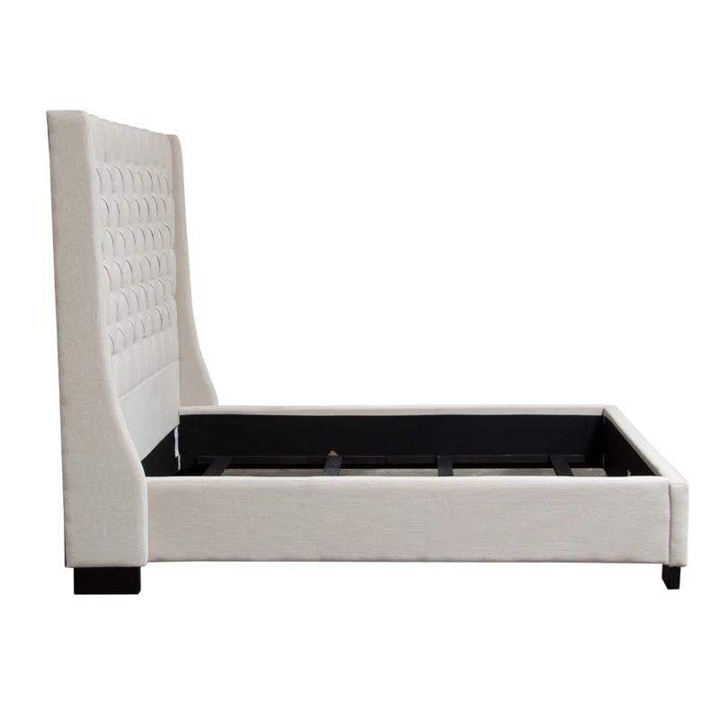 Diamond Sofa Park Avenue Upholstered Wingback Bed