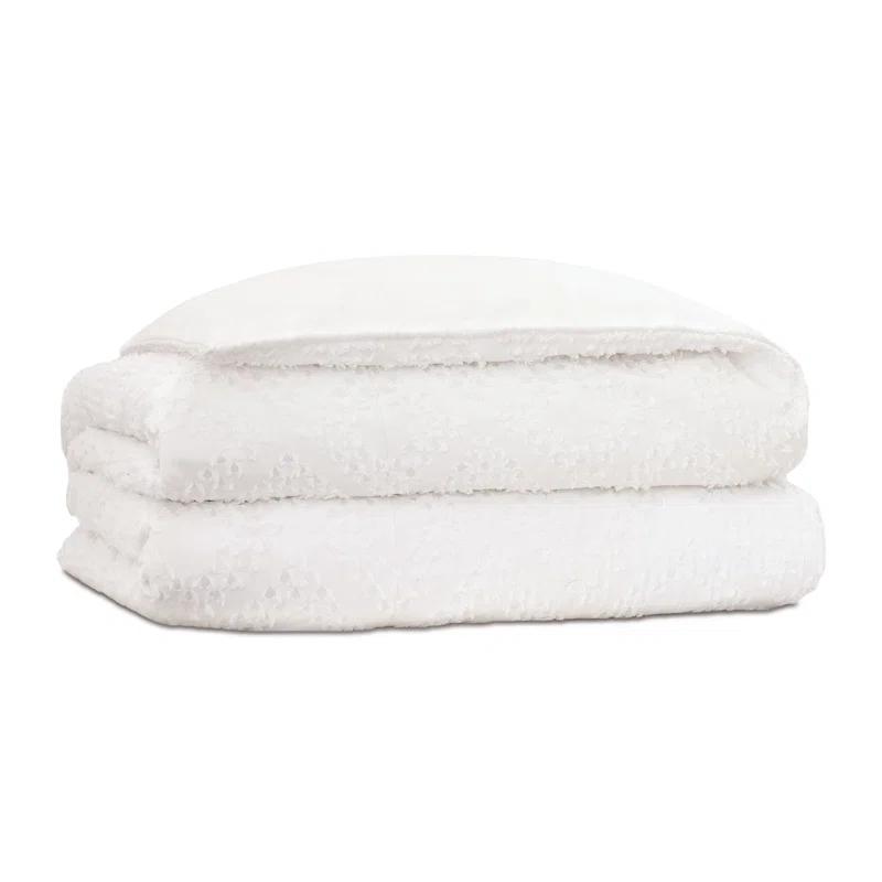 Mykonos Coastal Cotton Blend Geometric Shapes Duvet Cover Set