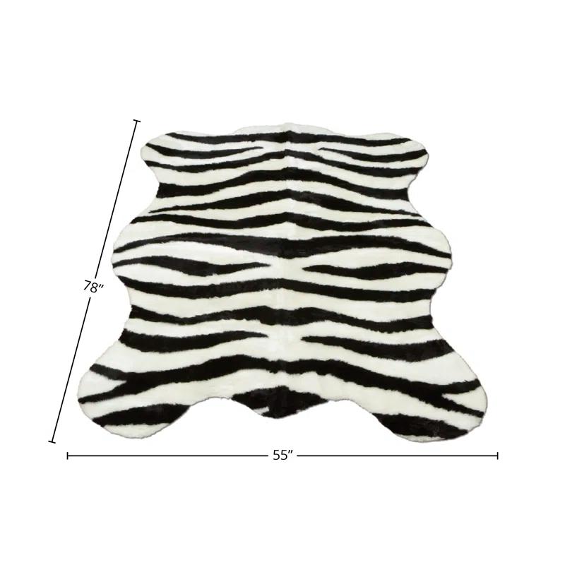 Mercer41 Zebra Bold Stripe Area Rug