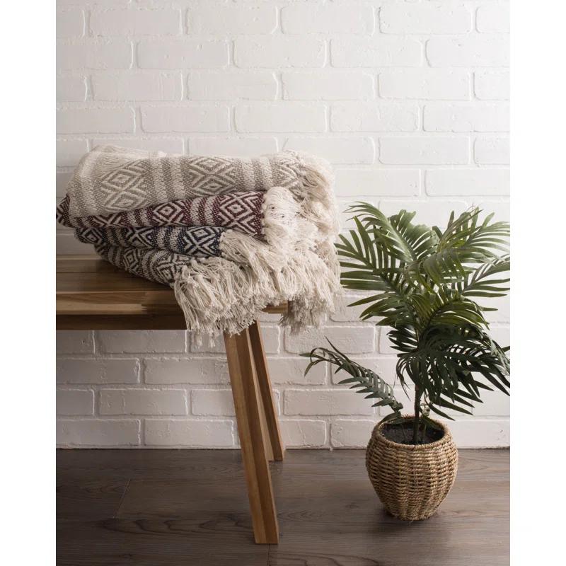 Design Imports Dll Hand Woven Throw Blanket