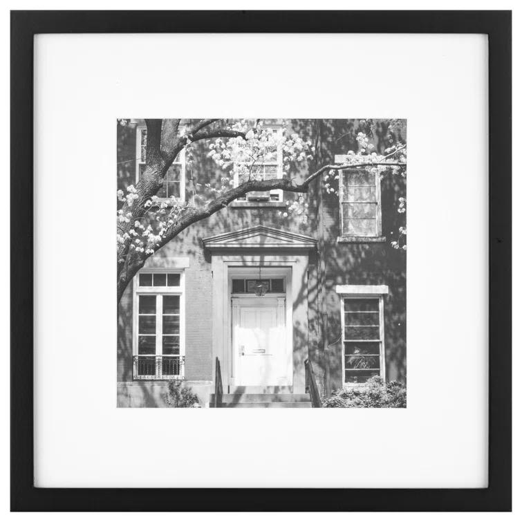 Gallery Perfect Gallery Perfect 12" x 12" Hanging Wall Wood Matted Picture Frame Kit - 9 Piece Set