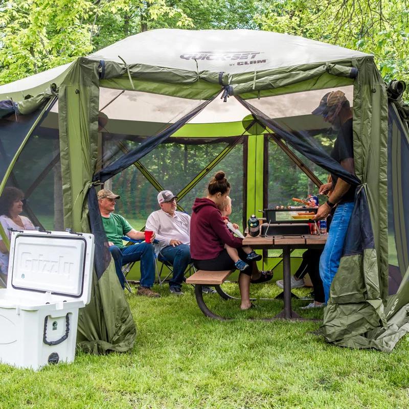 Clam CLAM Quick-Set Pavilion Portable Outdoor Canopy Shelter