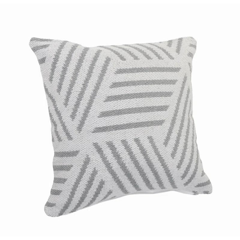 Evette Rios Throw Pillow Geometric Cotton Throw Pillow