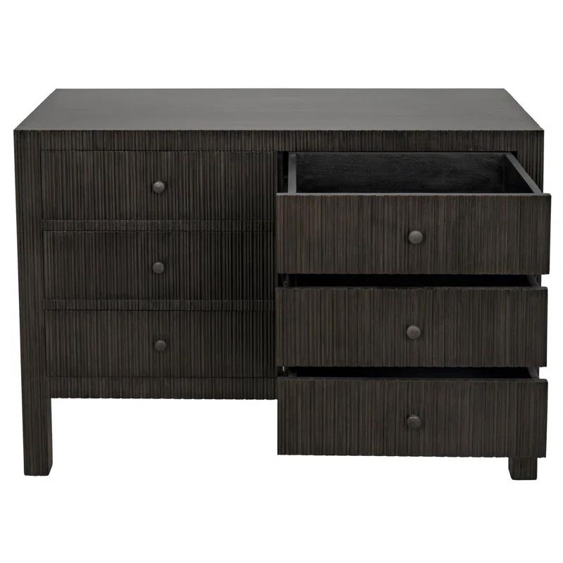 Bellinger 6-Drawer Dresser - Dark Brown
