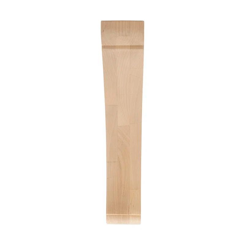 Architectural Products by Outwater L.L.C. 12 in x 2-1/2 in x 8 in Unfinished Medium Solid Traditional Plain Wood Bracket Corbel