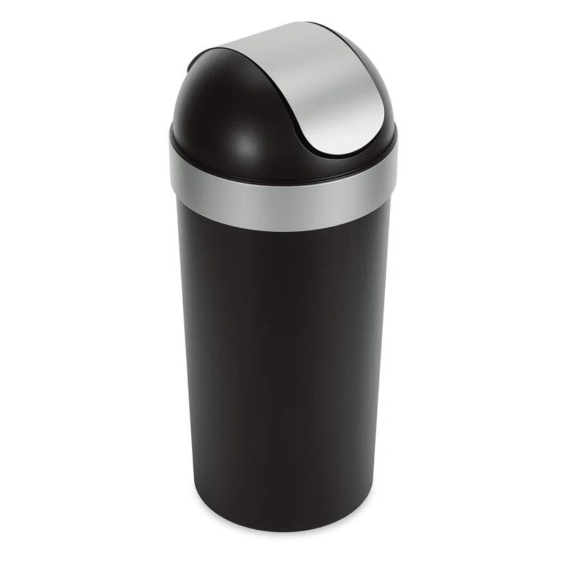 Umbra Venti Plastic Swing Top Kitchen Trash Can - 16 Gallons