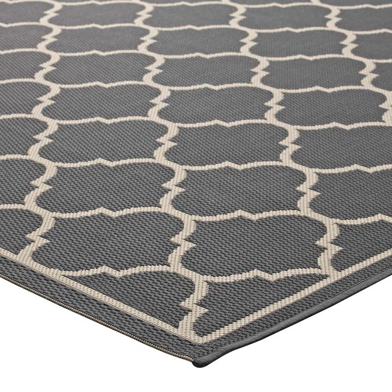 Modway Modway Avena Moroccan Quatrefoil Trellis Indoor and Outdoor Area Rug