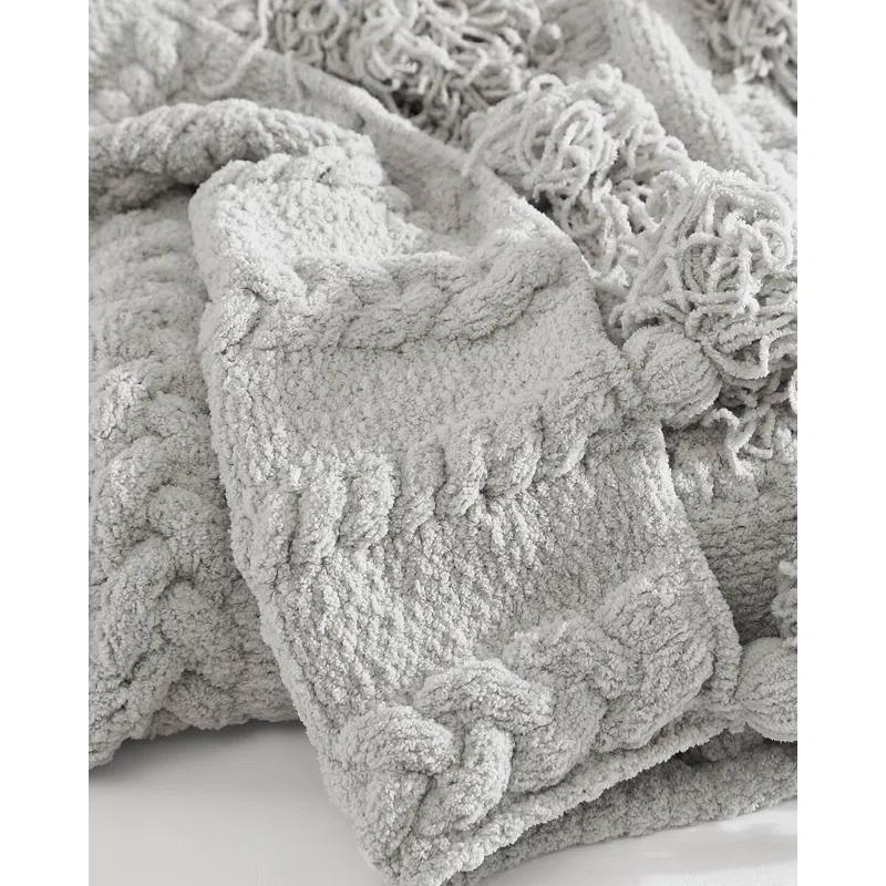 Sunday Citizen Braided Pom Throw Blanket