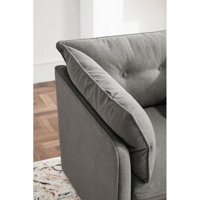 CHORLENIMI Modern Chenille Oversized Armchair | Wayfair