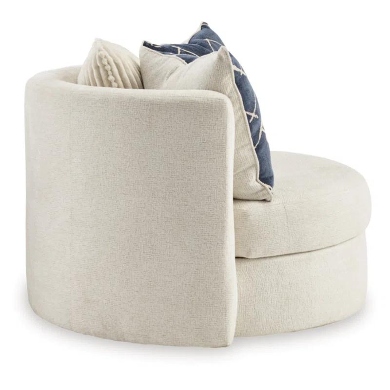 Ebern Designs Wydmondham Upholstered Swivel Accent Chair