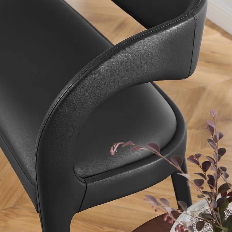 Modway Modway Pinnacle Vegan Leather Accent Bench