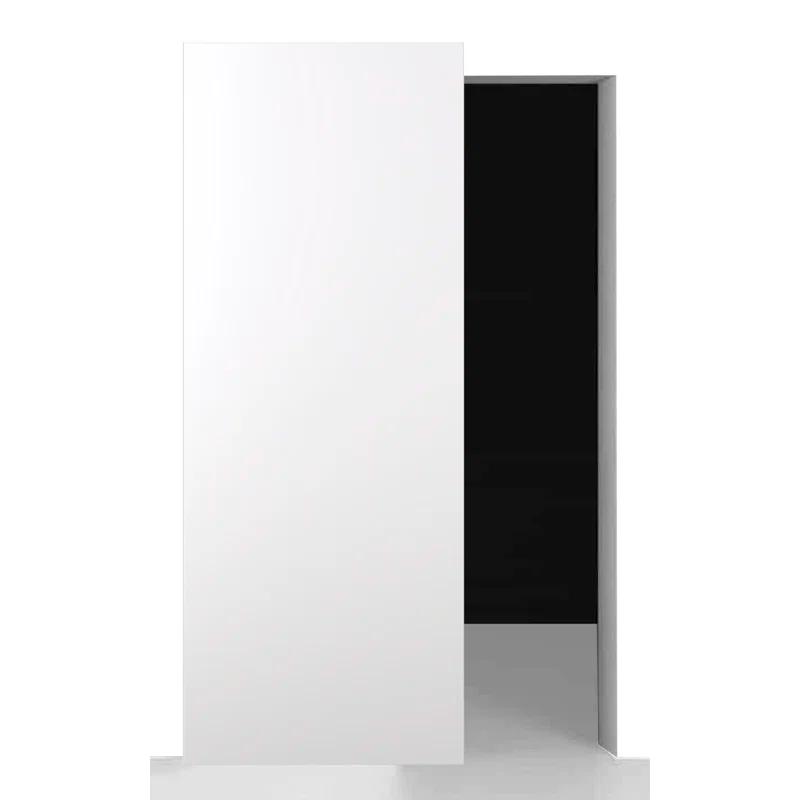 Belldinni Optima Paneled Manufactured Wood Composite Solid Core Interior Sliding Hidden Barn Door With Base Board With Installation Hardware Kit