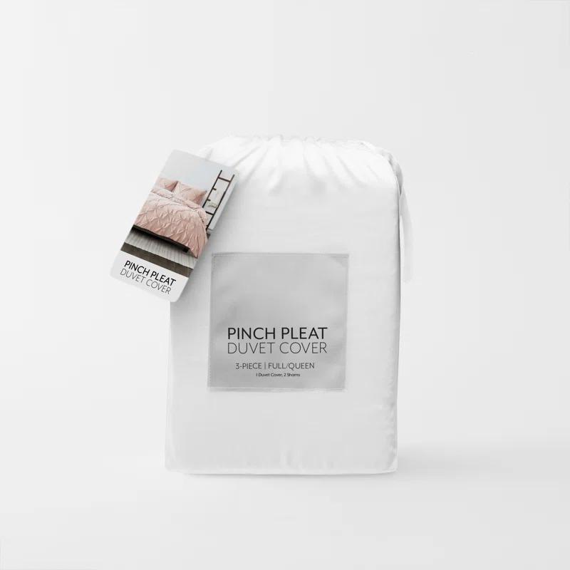 Becky Cameron Pinch Pleat Textured Duvet Cover Set