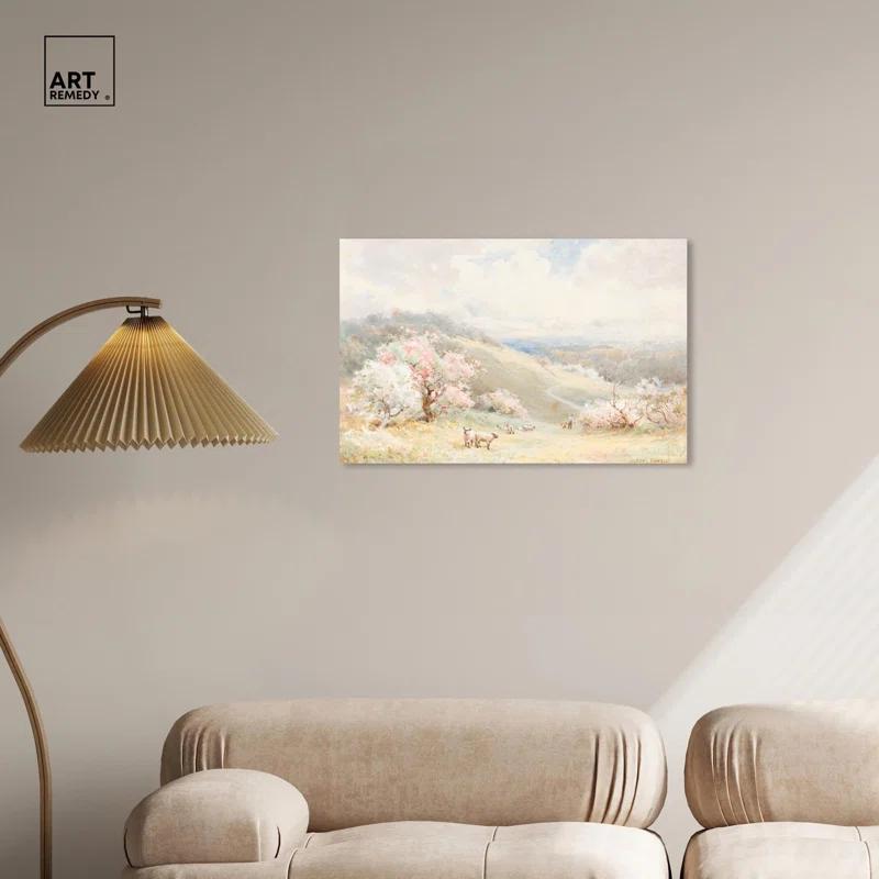 Art Remedy Joseph Rubens Powell Spring Canvas Vintage Art Prints by Art Remedy