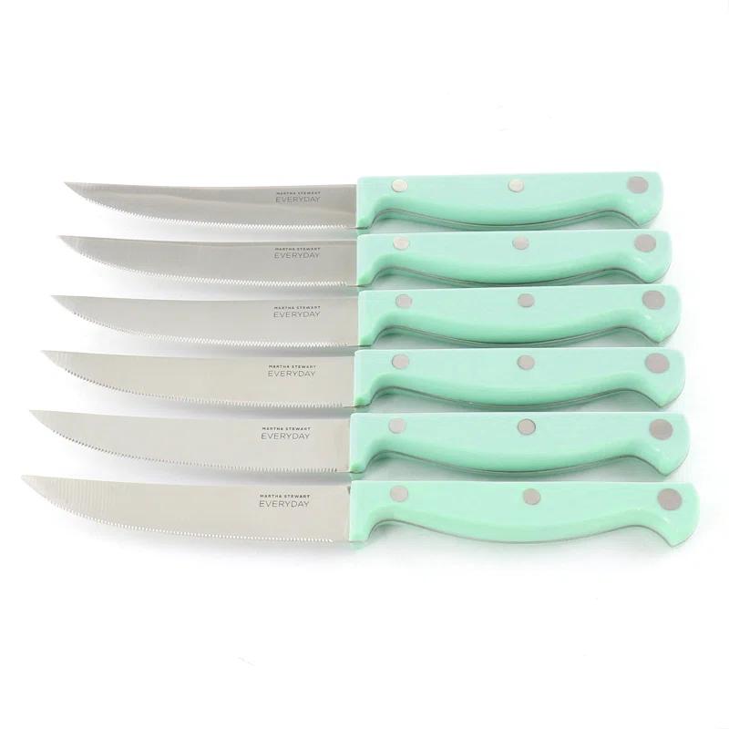 Martha Stewart 14 Piece Stainless Steel Knife Block Set