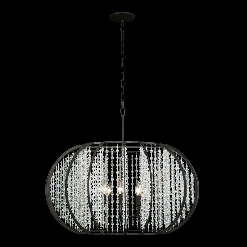 Caesar 8-Lt Pendant - Carbon