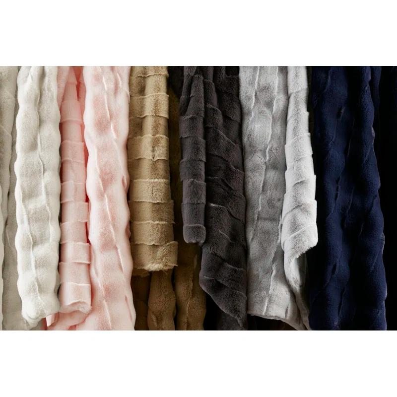 Madison Park Vivienne Faux Fur Throw