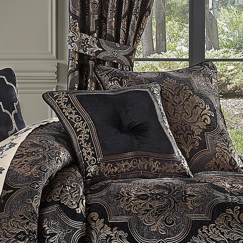 Five Queens Court Willow Square Decorative Throw Pillow