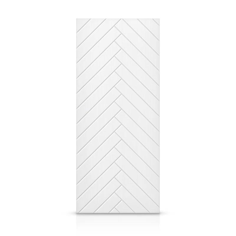 Calhome Hollow Paneled Painted Slab Door