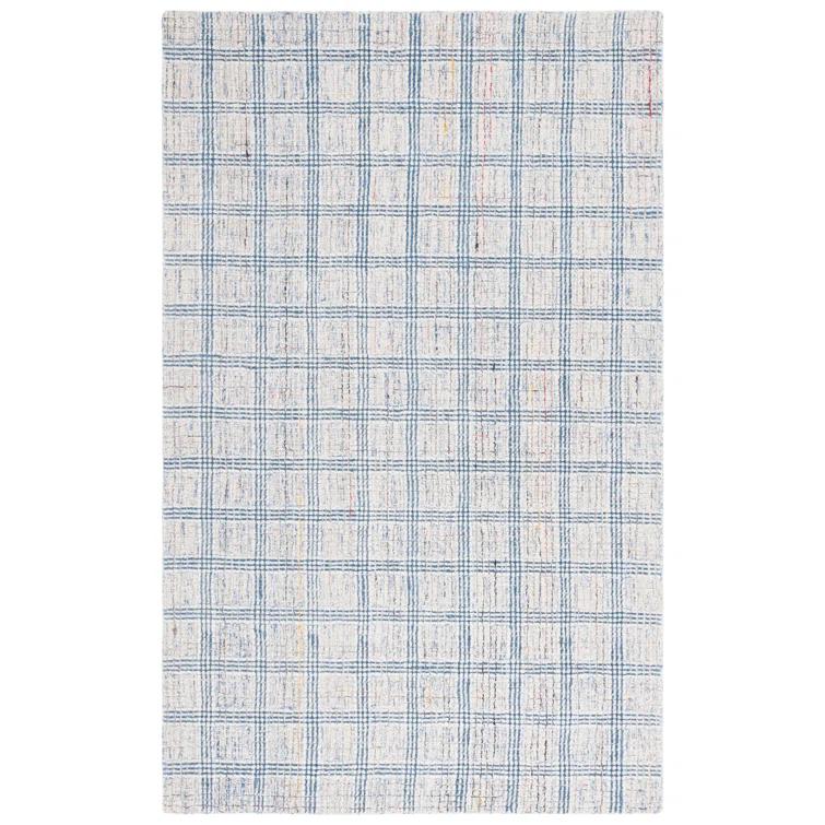 Safavieh Ebony Hand Tufted Wool Pile Plaid Rug