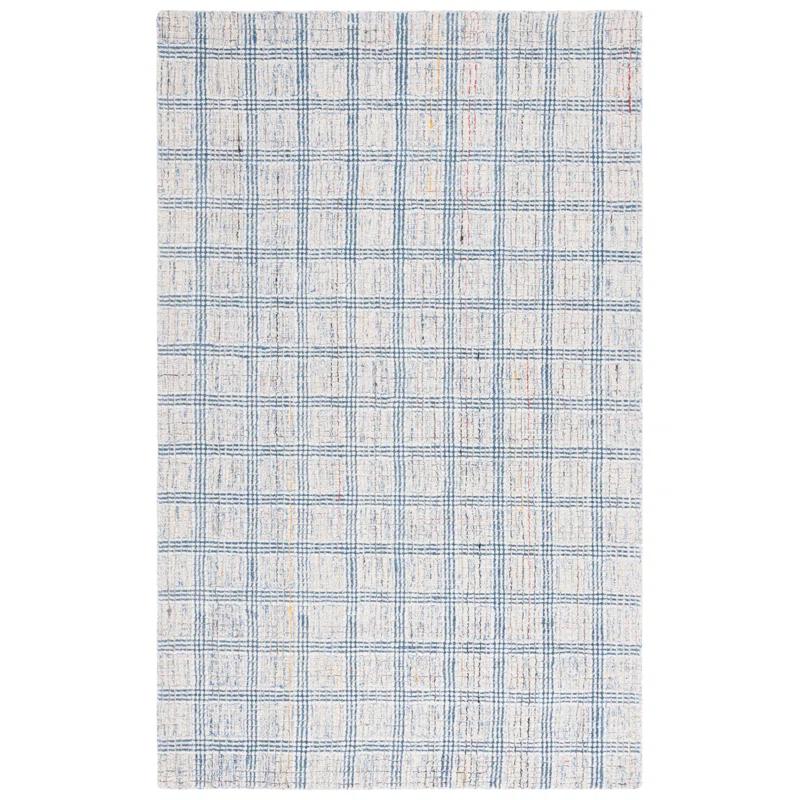Safavieh Ebony Hand Tufted Wool Pile Plaid Rug