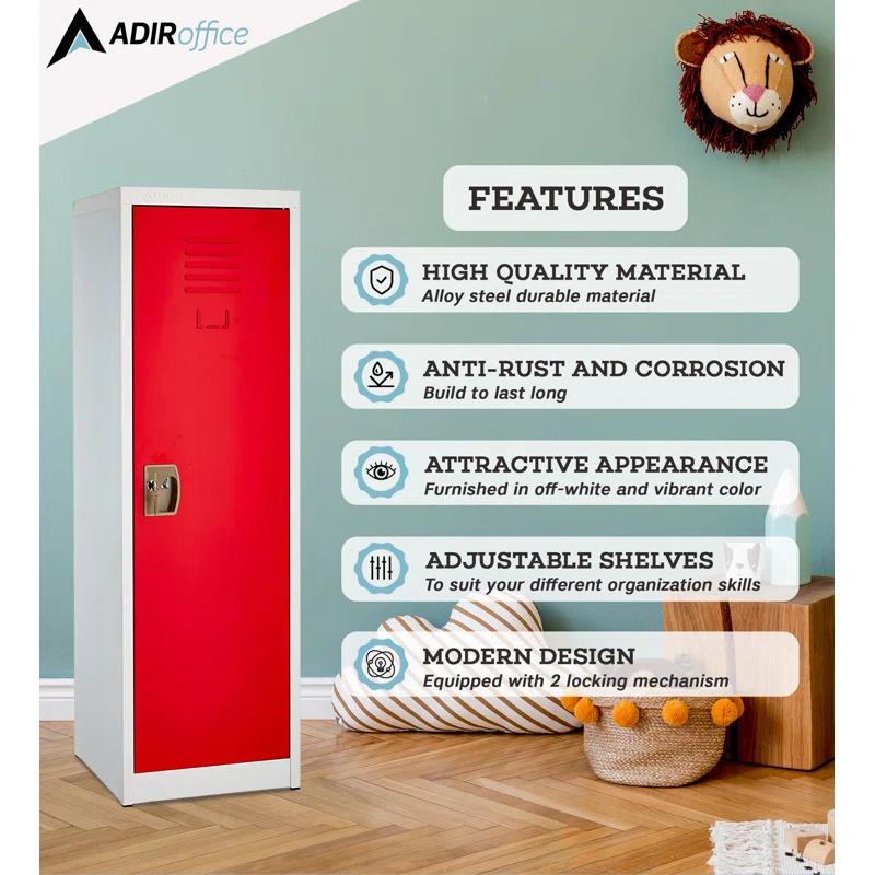 AdirOffice Steel 1-Tier School and Home Storage Locker