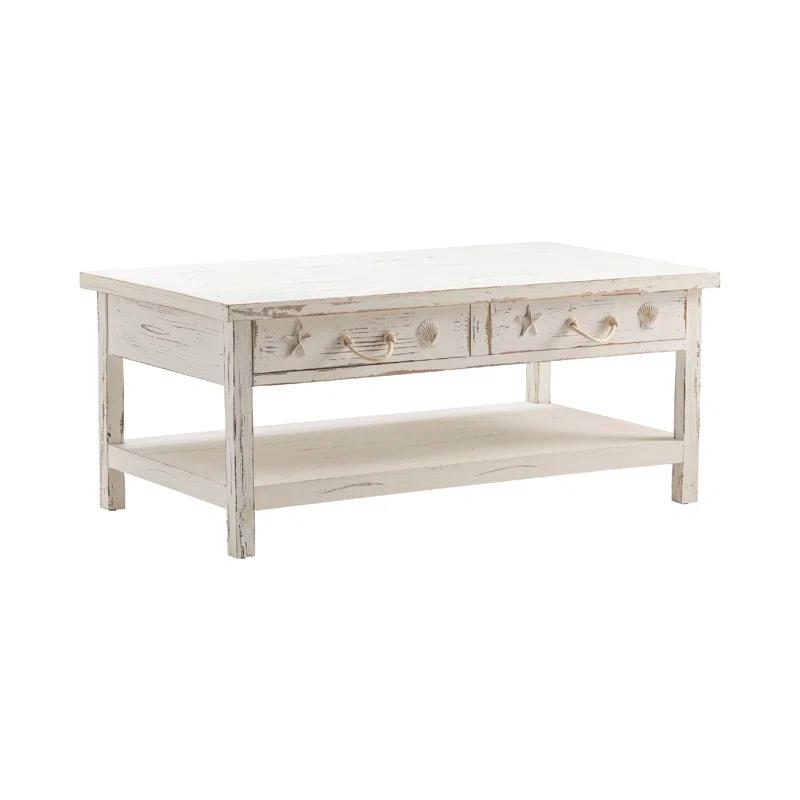 Beachcrest Home™ Solid Wood Coffee Table