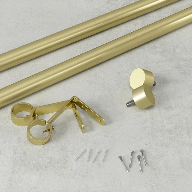 Umbra CAPPA Adjustable Single Steel Curtian Rod