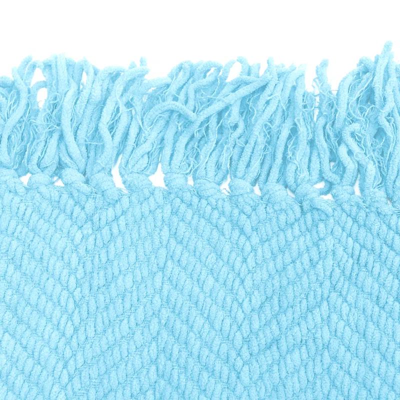 Home Soft Things Tweed Knitted Throw Blanket