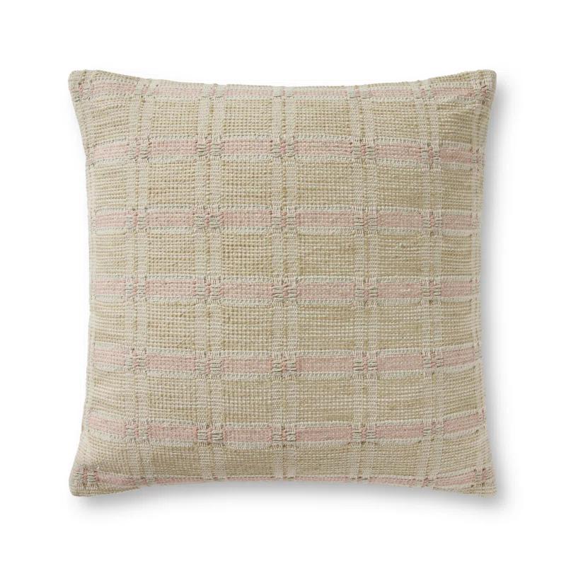 Amber Lewis x Loloi Cypress Striped Cotton Throw Pillow