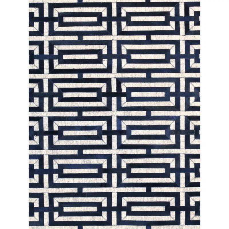 Pasargad Cowhide Geometric Rug