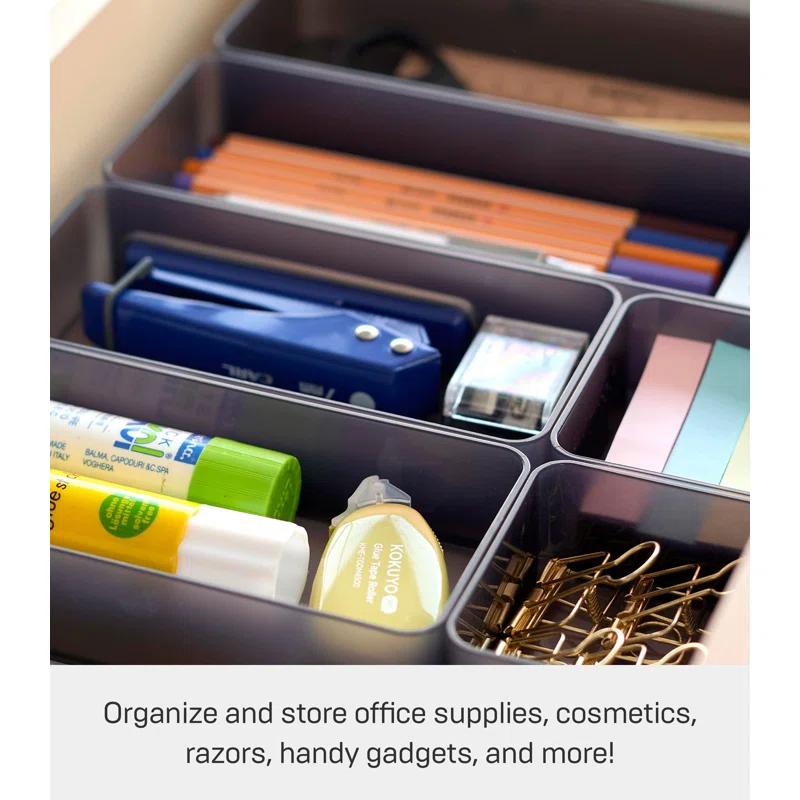 Yamazaki Home Yamazaki Home Stackable Organizers [Set Of 2] - Four Sizes, Deep