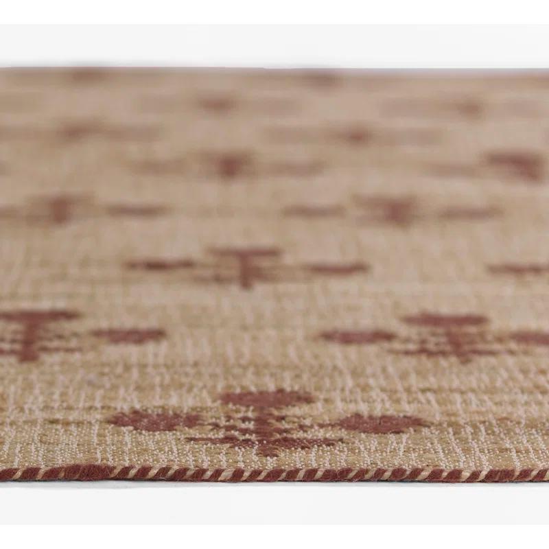 Erin Gates by Momeni Orchard Bloom Rust Hand Woven Wool and Jute Area Rug