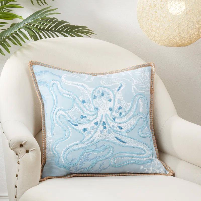 Saro Ballast Collection Cotton Throw Pillow