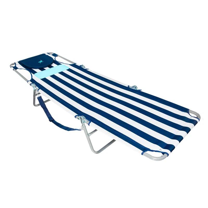 Ostrich Ostrich Chaise Lounge, Portable Facedown Beach Camping Pool Tanning Chair