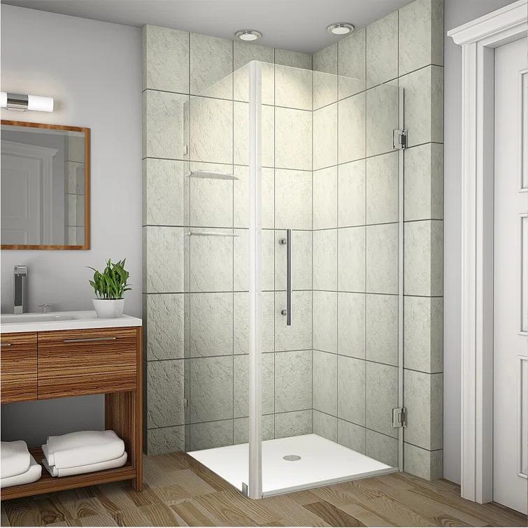 Aston Aquadica GS 30" x 72" Square Hinged Shower Enclosure SEN993-CH-30-10