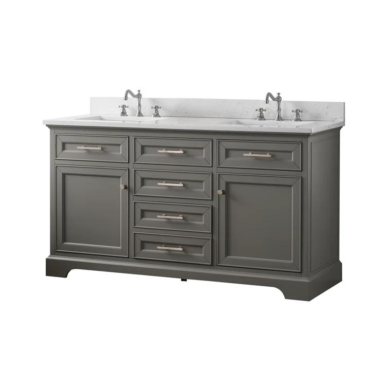 Sudio Design Thompson 60" W Double Vanity & Reviews | Perigold
