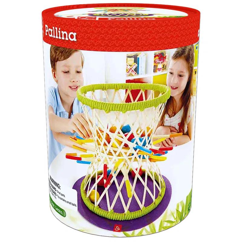 HaPe Hape: Pallina Original - Skill & Strategy Game, Ball Catching, Bamboo, 20 Sticks, 16 Balls, Solo Or Group Play, Versatile Play Options, Kids Ages 3+