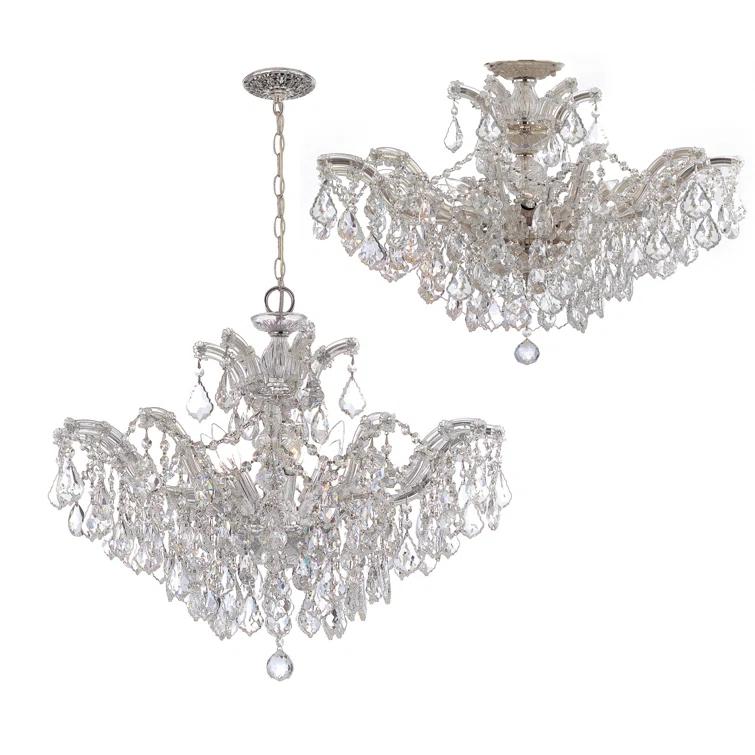 Willa Arlo™ Interiors Weekes 6 - Light Glass Empire Chandelier