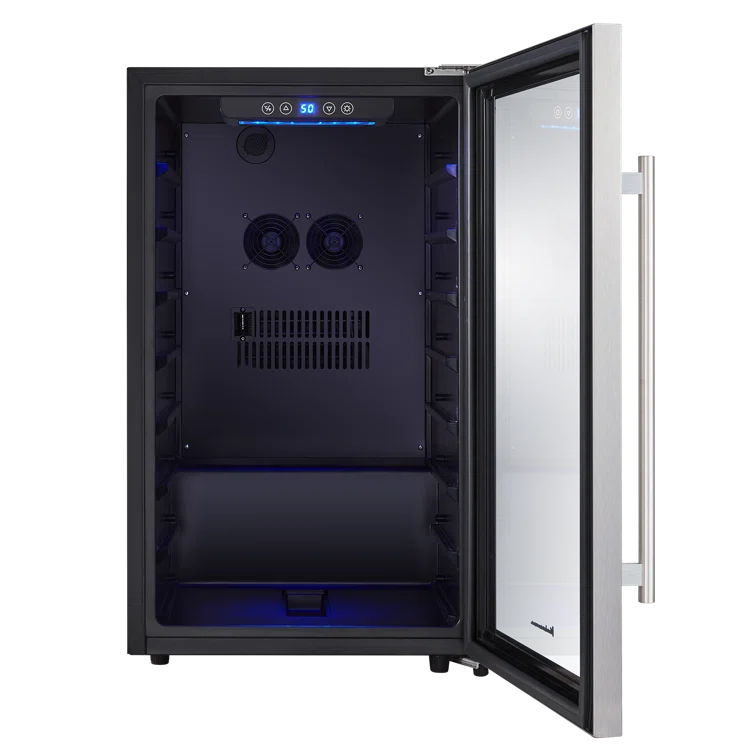 Kalamera 50 Bottle Single Zone Freestanding Wine Refrigerator & Reviews | Wayfair