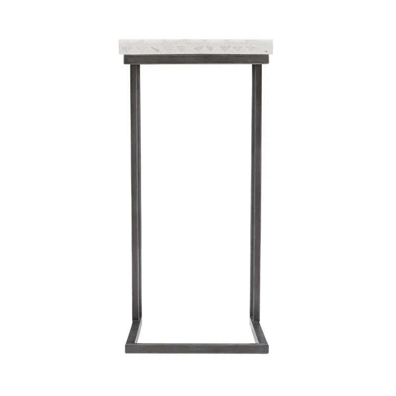 Sausalito Rectangular Concrete Outdoor Side Table