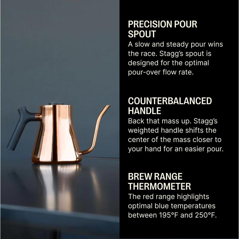 Fellow Stagg Pour Over Tea Kettle in Matte Black
