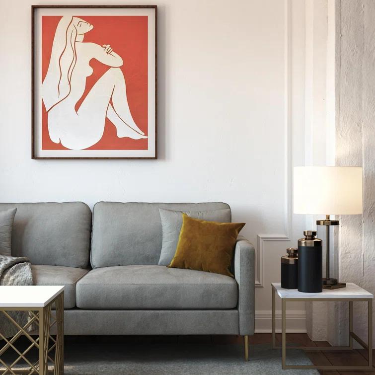 CosmoLiving by Cosmopolitan Highland 72" Square Arm Sofa