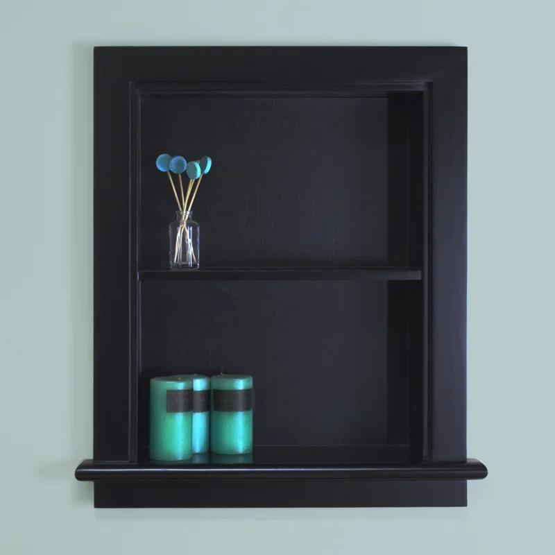 Fox Hollow Furnishings Fox Hollow Furnishings Recessed Wall Shelf with Adjustable Shelves