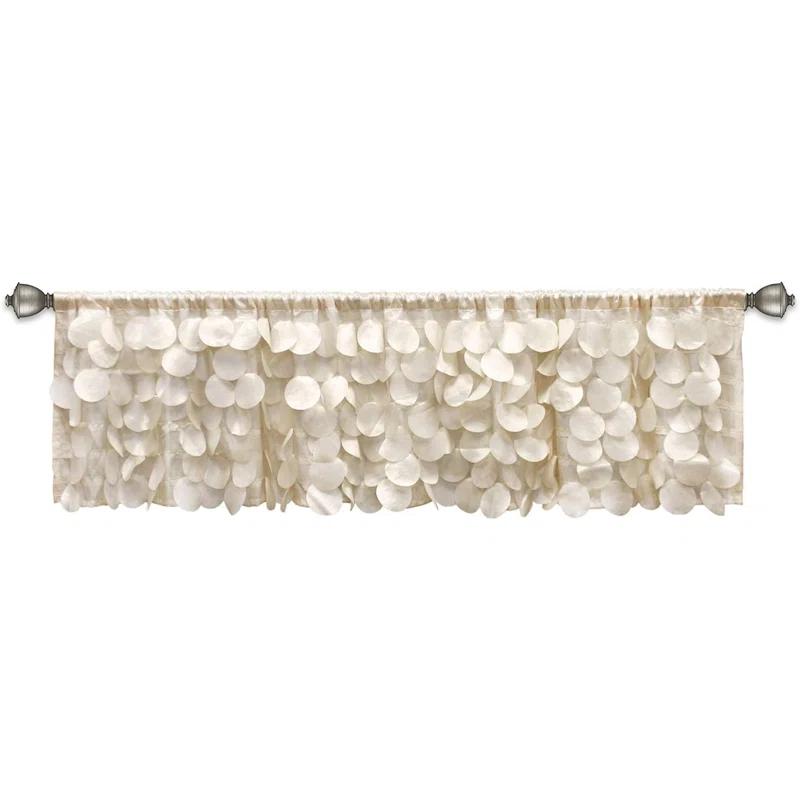 Lush Decor Gigi Scalloped Window Valance