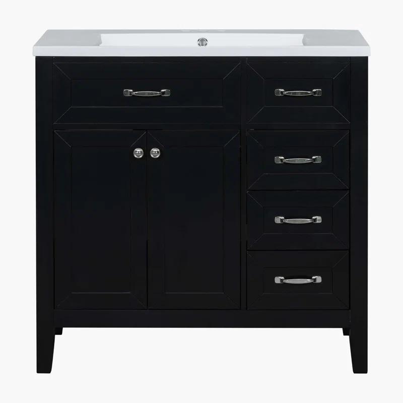 R&M Furniture Versatile Bathroom Vanity with Stylish Sink and Ample Storage