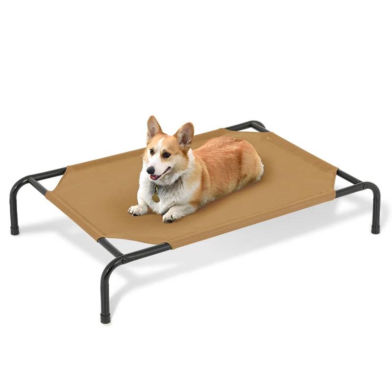 Tucker Murphy Pet™ Cooling Elevated Dog Bed, Portable Raised Pet Cot with Breathable Fabric and Alloy Steel Frame